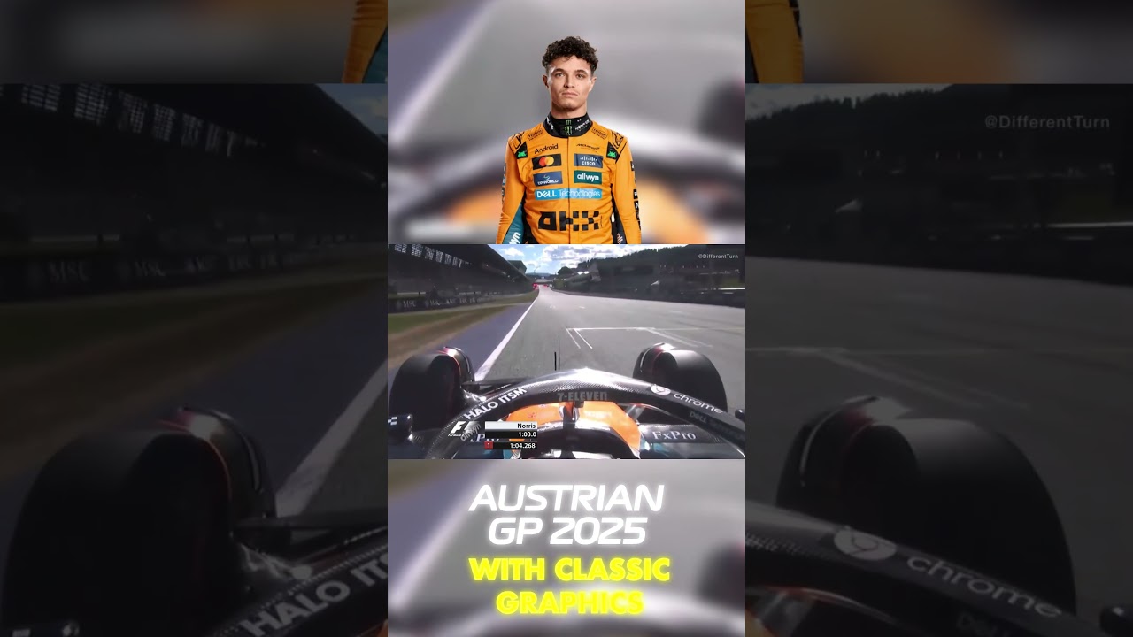 Lando Norris' POLE POSITION in Austria 🇦🇹! | 2025 Austrian Grand Prix with Classic Graphics 