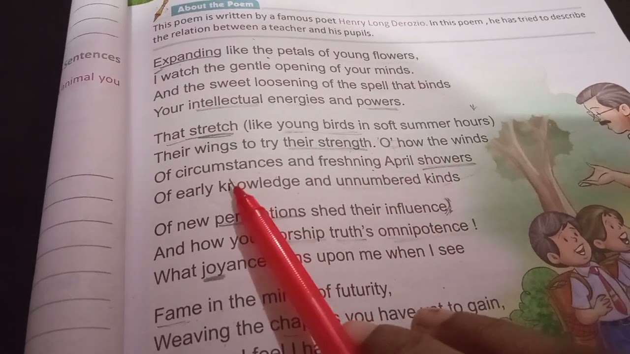 to the pupils /to the pupils poem hindi explanation class 4