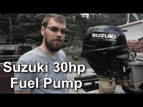 25-30HP Suzuki outboard fuel pump replacement & teardown
