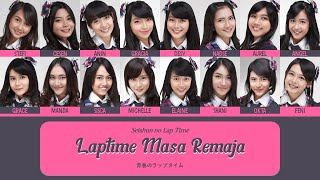 JKT48 - Lap Time Masa Remaja (Seishun no Laptime / 青春のラップタイム) [Color Coded Lyrics IDN/ENG/KAN]