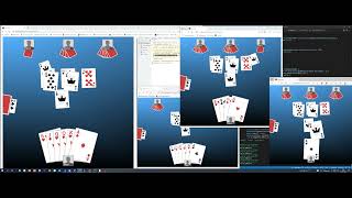 Continue my Multiplayer Card Game. React, Node, Phaser js, Socket.io