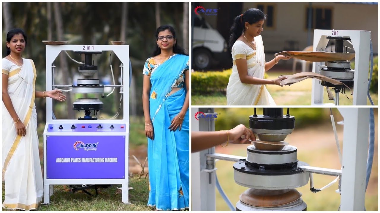 Areca Leaf Plates Machine