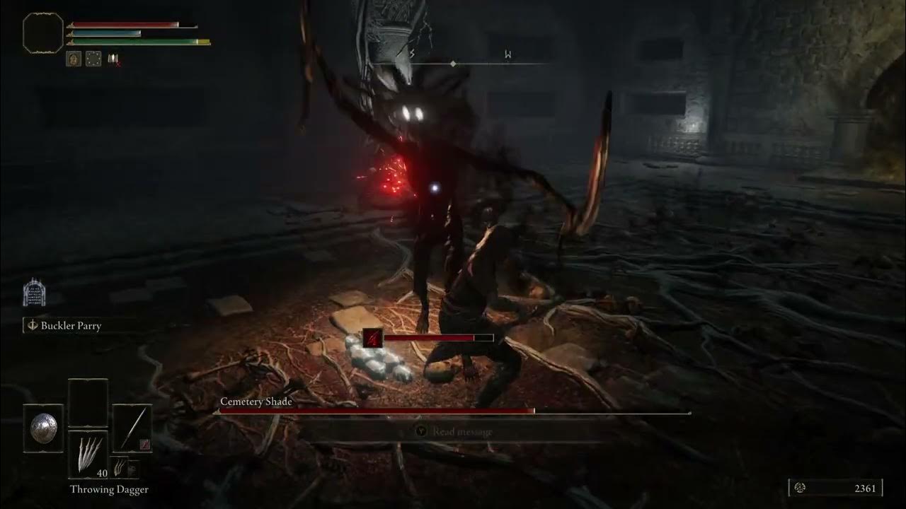 Elden Ring Cementary Shade (Peninsula). Crits only. YouTube