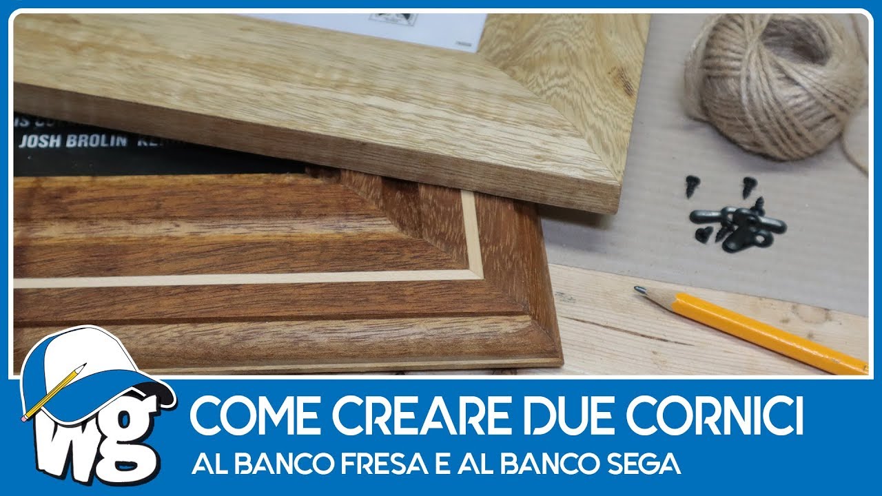 Come creare due cornici in legno - Falegnameria - YouTube