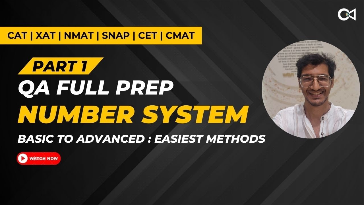 Number System 1 | integers & Prime Numbers | CAT Full Syllabus Free ...