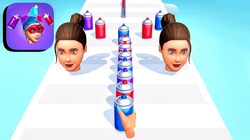 Spray Stack ​- All Levels Gameplay Android,ios (Levels 18-19)