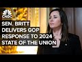 Sen katie britt delivers republican response to the 2024 state of the union address  3724