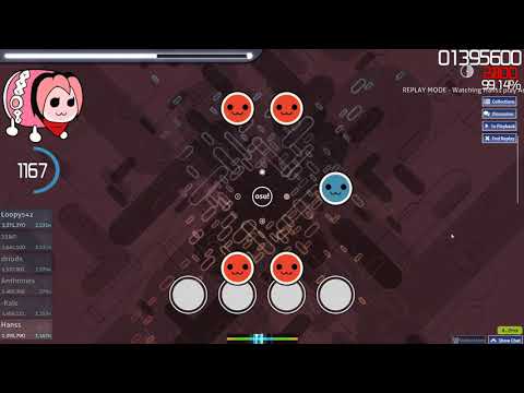 taiko osu!mania skin - 3 miss 9 Star map LOL