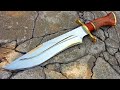 Fabricación de cuchillo Bowie