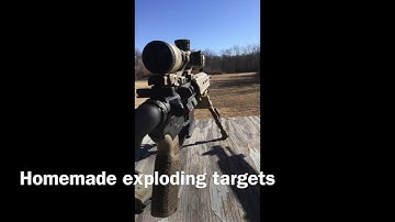 How to make easy homemade exploding targets