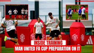 United Prepare for FA CUP next match Challenge | Man united traning  so suprise| Man united transfer