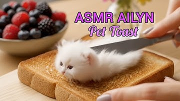 AI ASMR Spreading Toast | Pet Edition