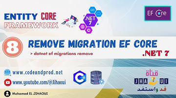 08 EntityFramework Core .NET 7 - Remove Migration EF Core #entityframeworkcore #dotnet7