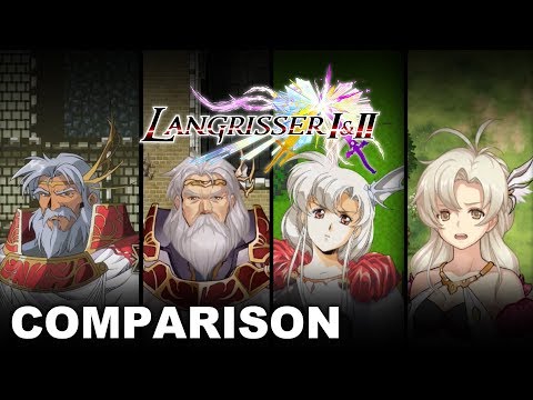 Langrisser I &amp; II - Comparison Trailer (Nintendo Switch, PS4, Steam)