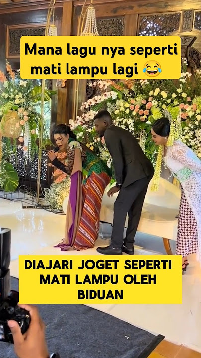momen lucu ketika pria Afrika menikah dengan wanita Indonesia ‼️#ngakak #lucu #nikah #afrika #kocak