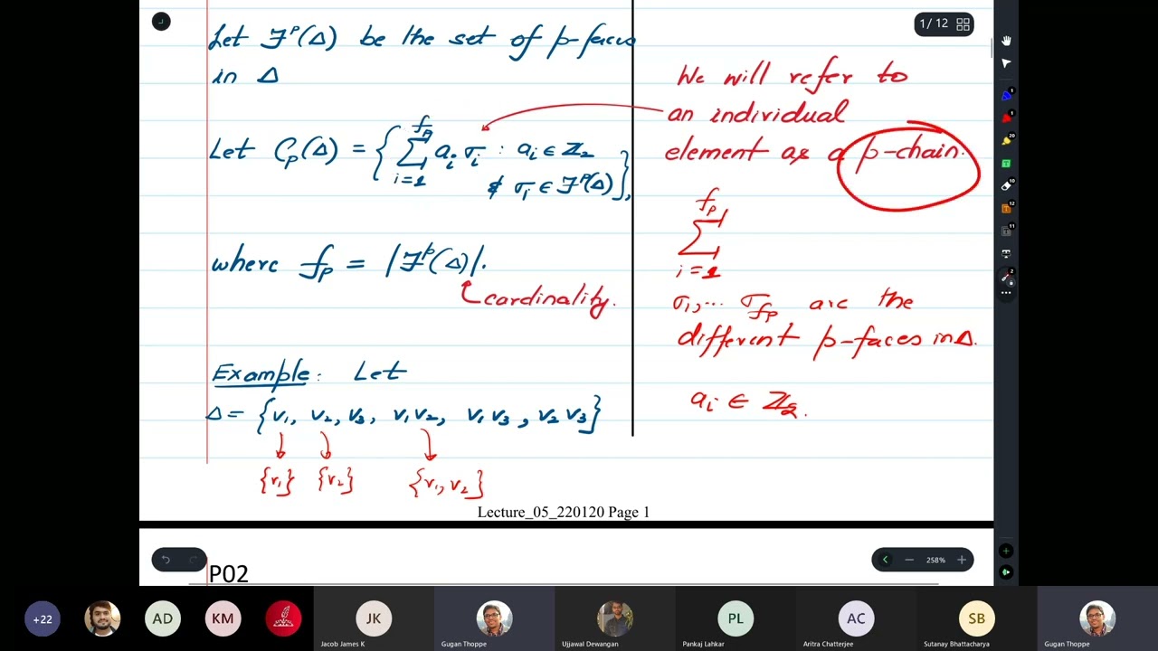 E0 207 : Computational Topology : Simplicial Homology