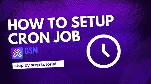 How to Setup Cron Job in GSM X Tool | Step by Step Tutorial