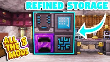 Unlimited Crafting! Refined storage tutorial