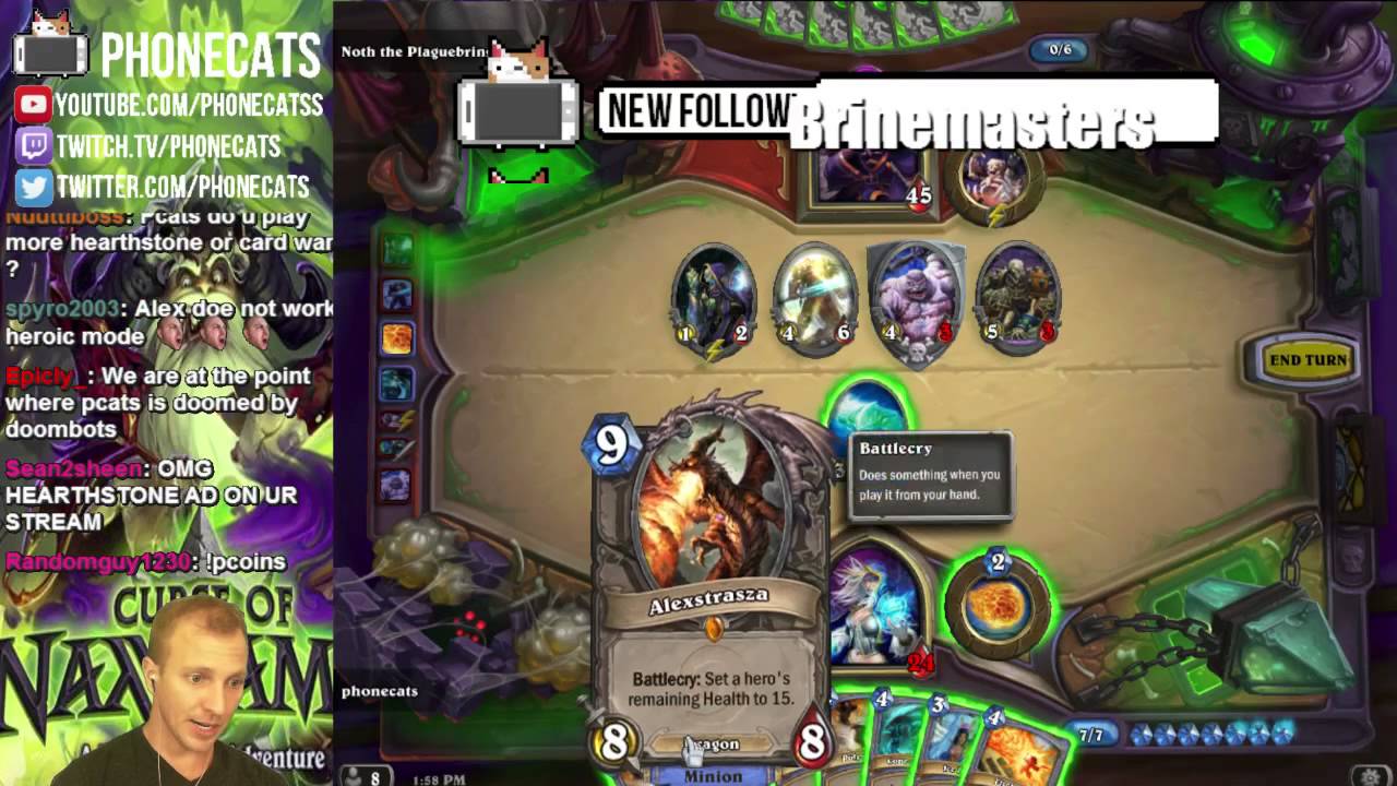 Hearthstone NAXX - Heroic Noth the Plaguebringer
