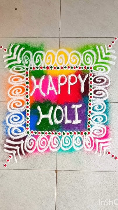 holi ki rangoli