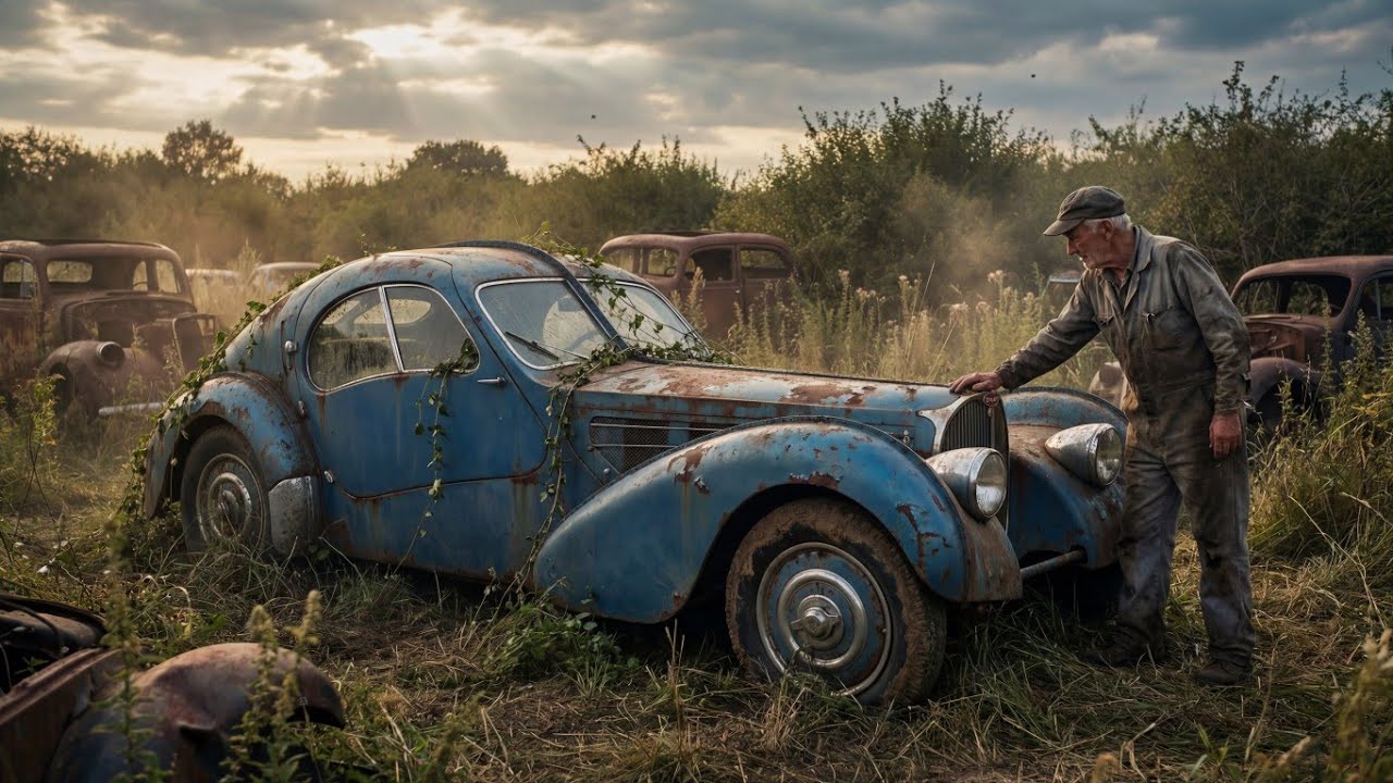 ASMR Car Restoration | Full Restoration French Racing Blue Bugatti Type 57 SC Atlantic 1938