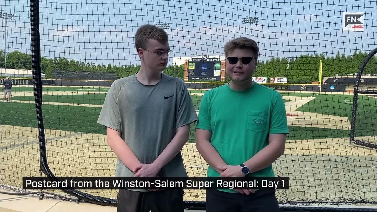 Postcard from the WinstonSalem Super Regional Day 1 YouTube