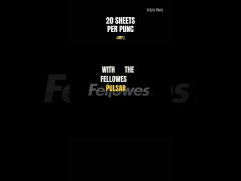 20 Sheets Per Punch, 300 Sheets Bound? video thumbnail