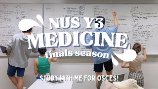 NUS MEDICINE DIARIES  | study with me for my final exams!!!! (OSCEs!) ‍⚕