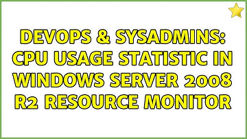 DevOps & SysAdmins: CPU Usage statistic in Windows Server 2008 R2 Resource Monitor
