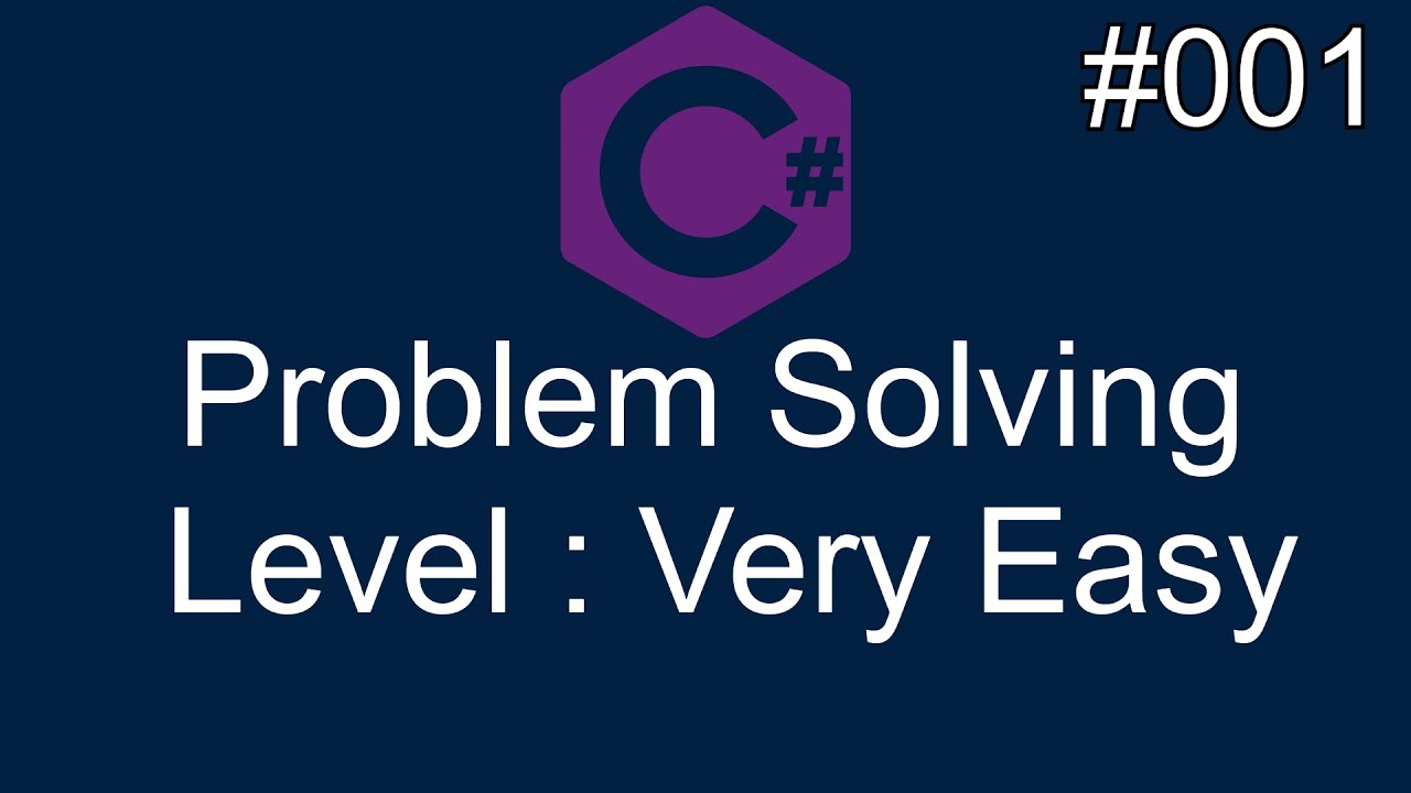 problem solving c sharp