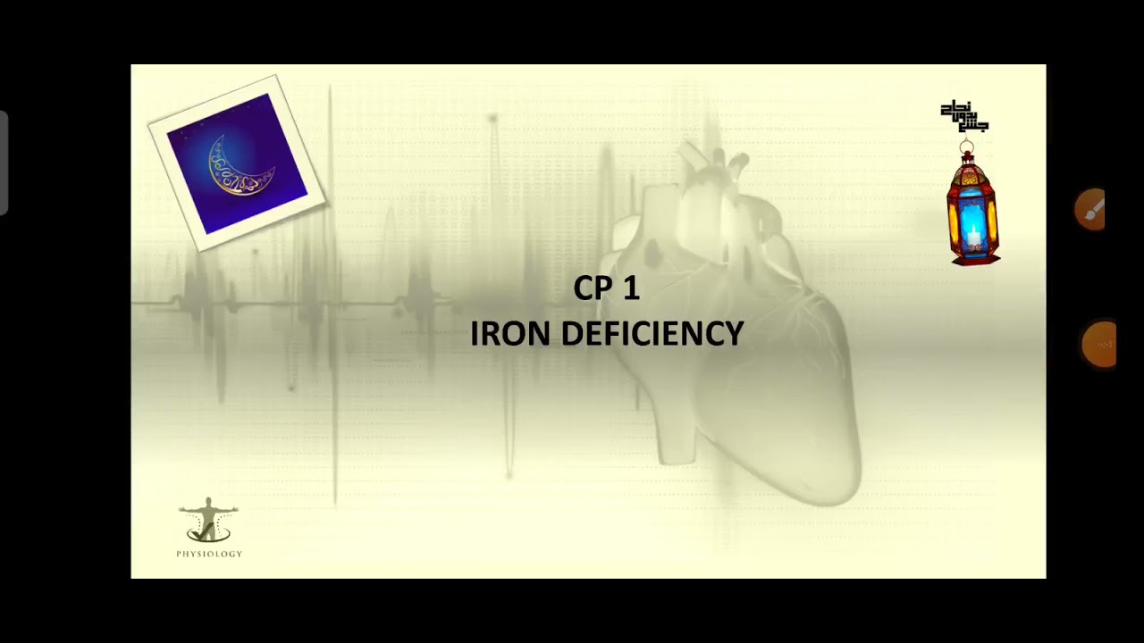 Iron deficiency, Physiology, CP1