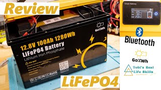 GoKWh LiFePO4 12V 100Ah Smart Blueooth with Display | Review