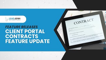 Client Portal Contracts Feature Update