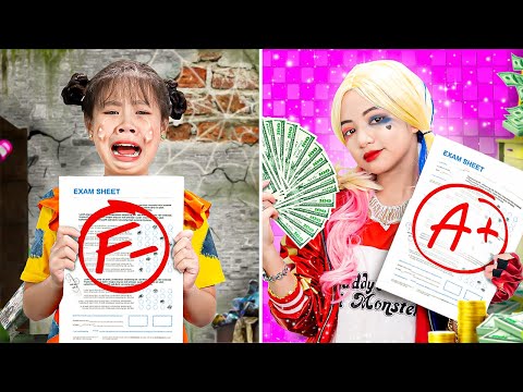 Богатый Vs Бедный Студент - Веселые Истории О Семье Baby Doll