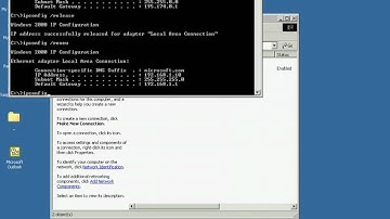Windows Server 2003 DHCP Client Configuration
