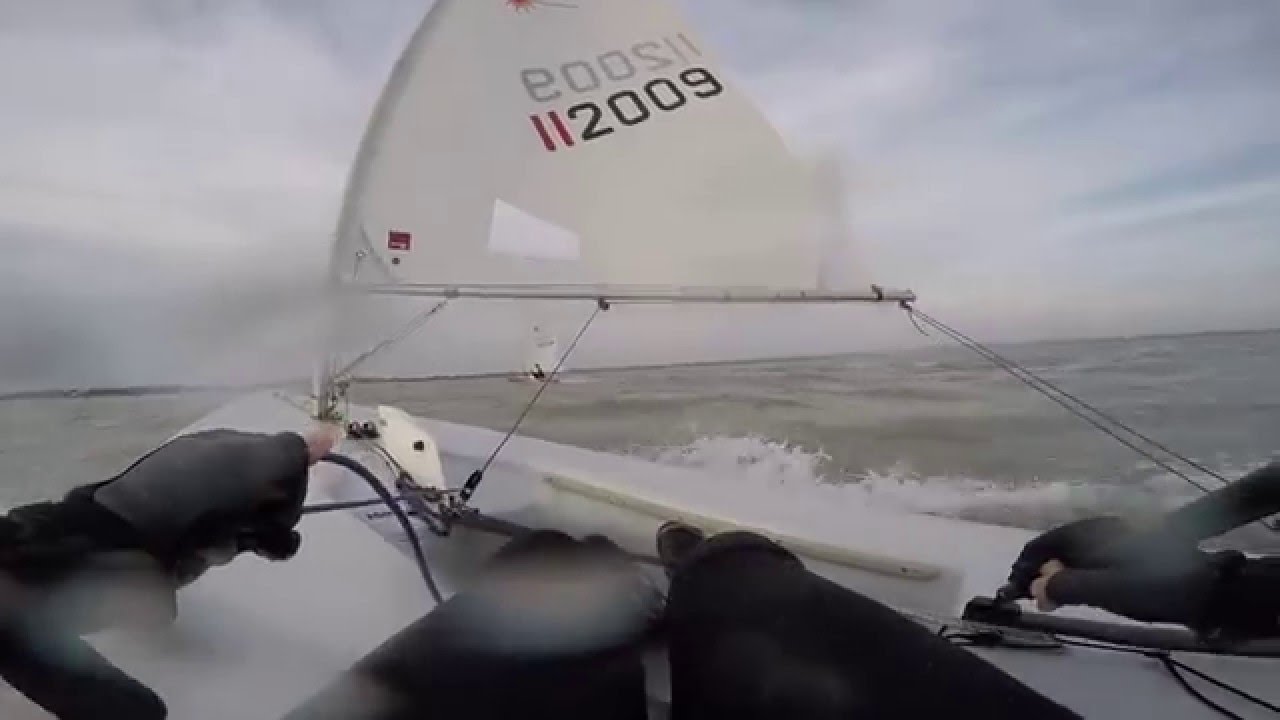 GoPro hero 4 Laser sailing HD - YouTube