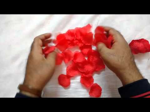 Artificial Wedding Flower Petals   1000Pcs     RED