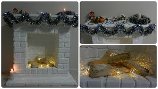 Камин из коробки своими руками Камин из коробки своими руками