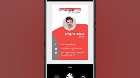 Scan Visiting Card & Save as Contact in Brand Xpress App