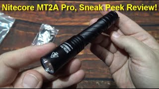 Nitecore MT2A Pro Flashlight Kit Sneak Peek Review! (UHi 20 LED, 1000 Lumens!)