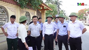 KIỂM TRA TIẾN ĐỘ GPMB VÀ TRIỂN KHAI THI CÔNG CÁC CÔNG TRÌNH XÂY DỰNG NTM KM TẠI XÃ TAM CƯỜNG.