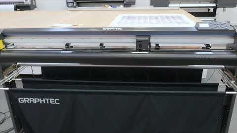 How to perform a sheet cut || Graphtec FC8600 plotter