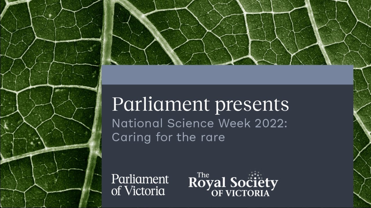 National Science Week 2022 forum: Caring for the rare - YouTube