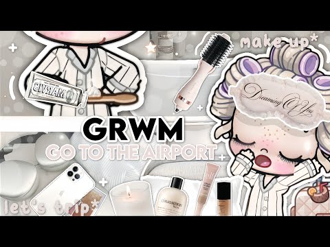 GRWM*GO TO THE AIRPORT✈️*🚿)||*asmr+voiced🔊*||@avatarworldbypazu