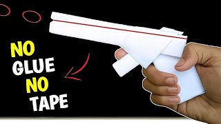 How to Make Paper Gun without Glue and Tape | Paper Gun that shoots | screenshot 5