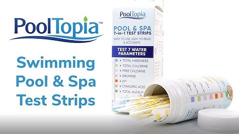 Pooltopia 7-in-1 Pool and Spa Test Strips
