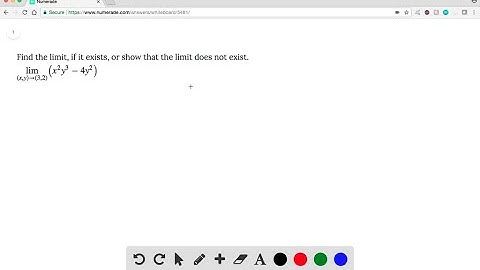 Find the limit, if it exists, or show that the limit does not exist. lim_(x, y) →…