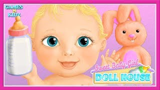 Fun Baby Care - Learn Play Baby Care Bed Time Dress Up - Sweet Baby Girl Doll House Kids Games screenshot 4