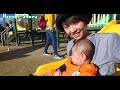 赤ちゃん ベビーカーでお出かけ・初めての滑り台に挑戦  Baby Vlog 生後三か月 - 日台ハーフ赤ちゃん・成長記録