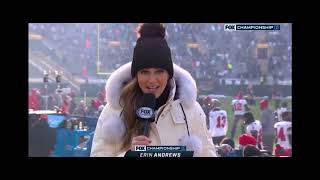 NFC CHAMPIONSHIP NATIONAL ANTHEM & COIN TOSS